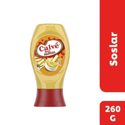 Calve Ballı Hardal 260GR - Tatlı ve tuzlu lezzetleri bir arada sevenler için yumuşak bir hardal sosu deneyimi sunar.